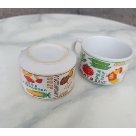Vintage Pop Art Soup Mug Set - Picture 4 of 4